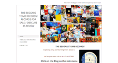Desktop Screenshot of beggarstombrecords.com